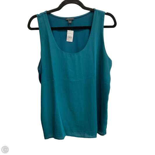 Top Sleeveless By Ann Taylor In Aqua, Size: L