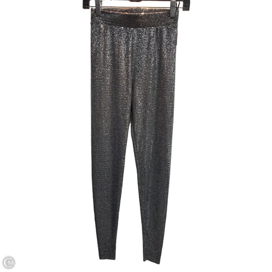 Pants Leggings By Clothes Mentor In Silver, Size: S