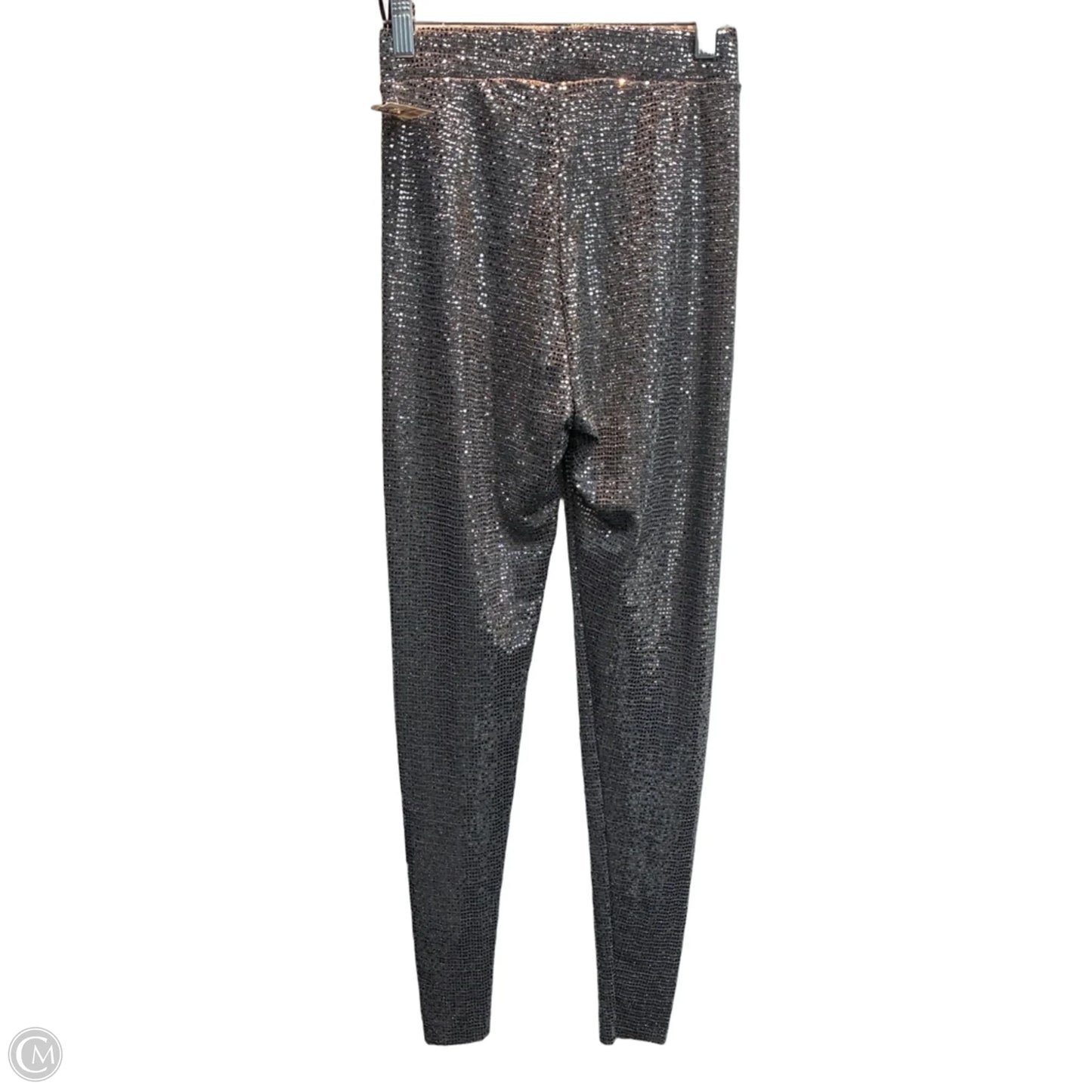 Pants Leggings By Clothes Mentor In Silver, Size: S