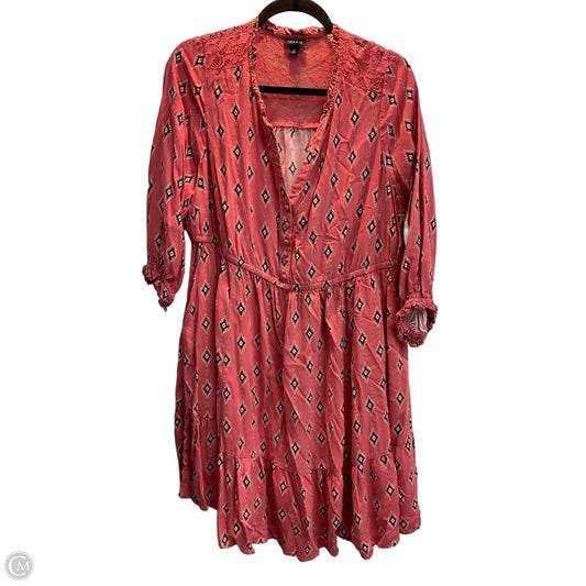 Dress Casual Midi By Torrid In Mauve, Size: L