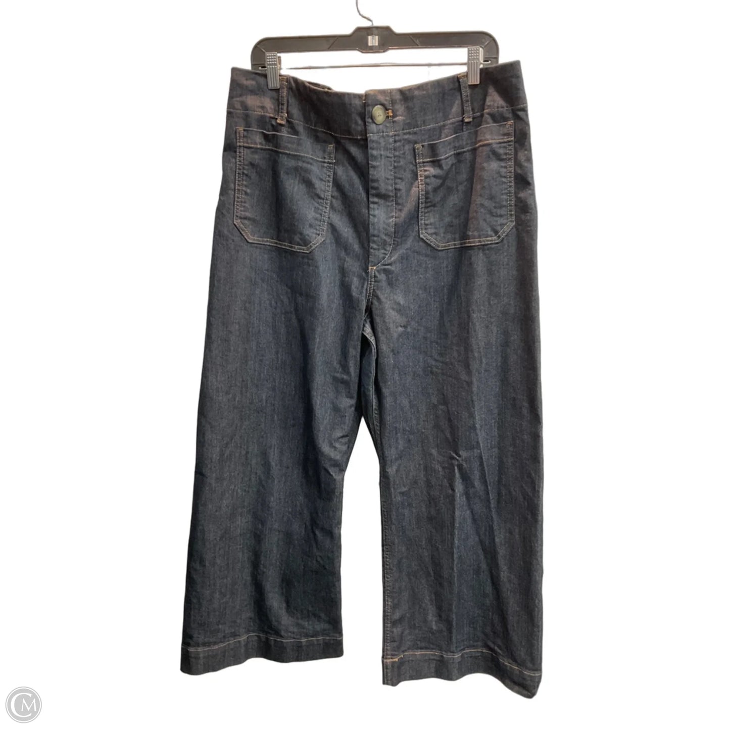 Jeans Wide Leg By Maeve In Blue Denim, Size: 18