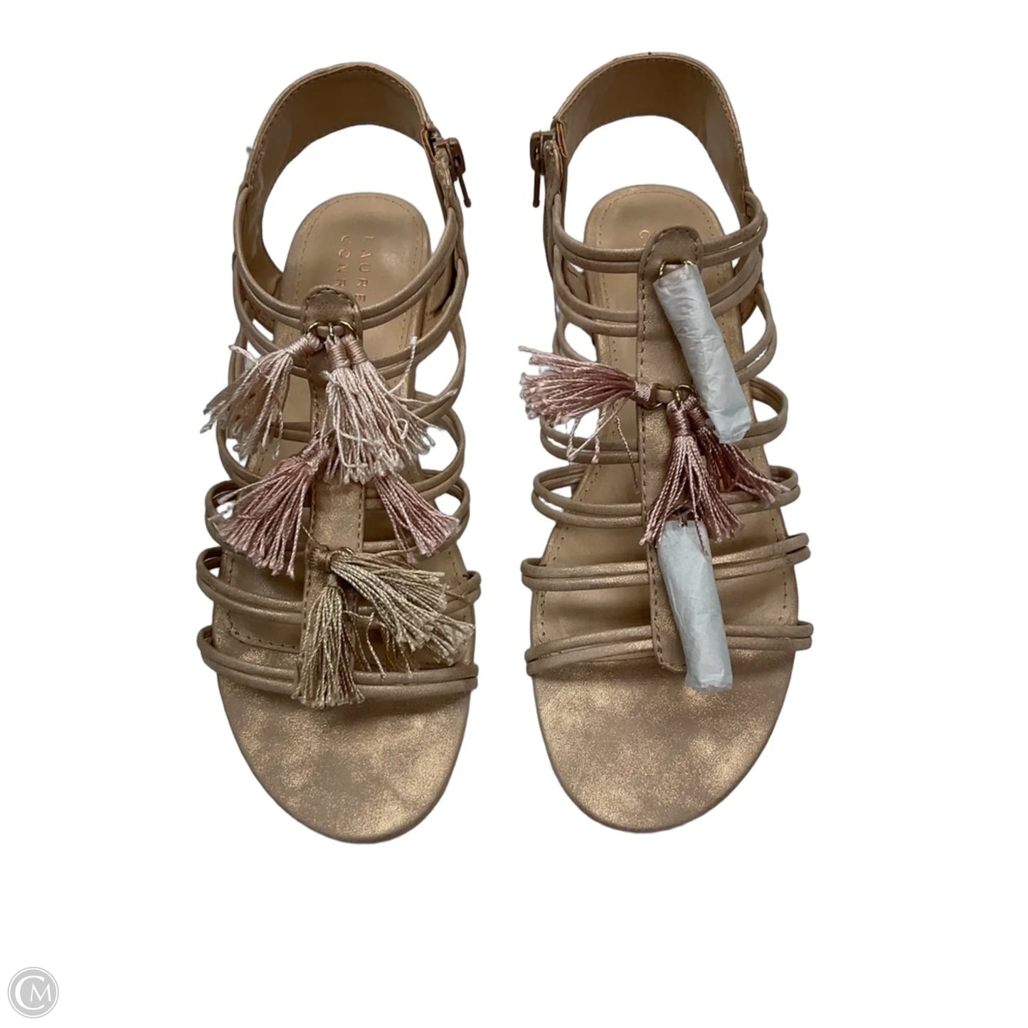 Sandals Flats By Lc Lauren Conrad In Tan, Size: 9