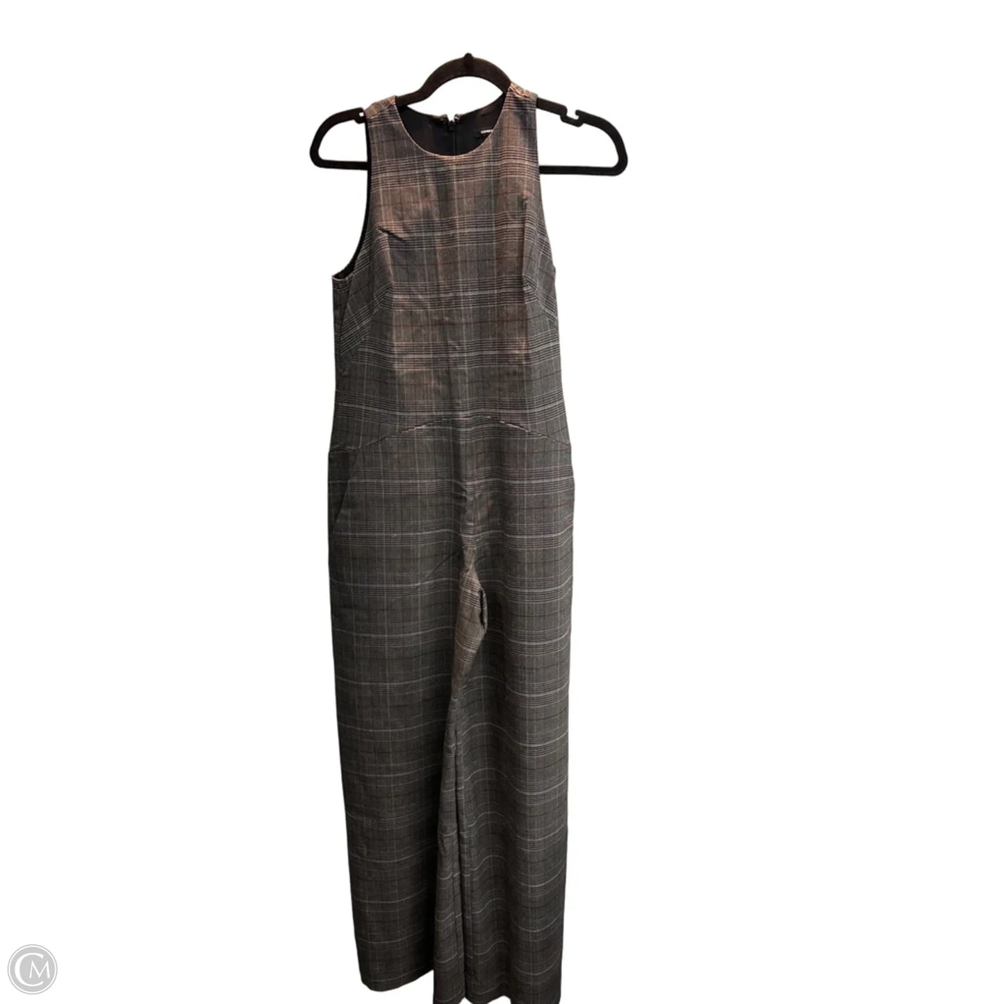 Jumpsuit By Express In Plaid Pattern, Size: Xs