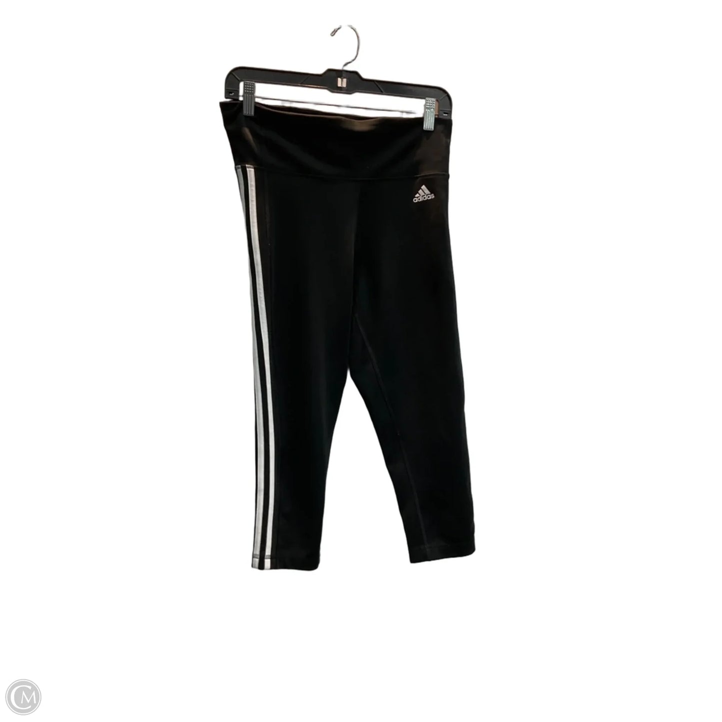 Athletic Capris By Adidas In Black, Size: M