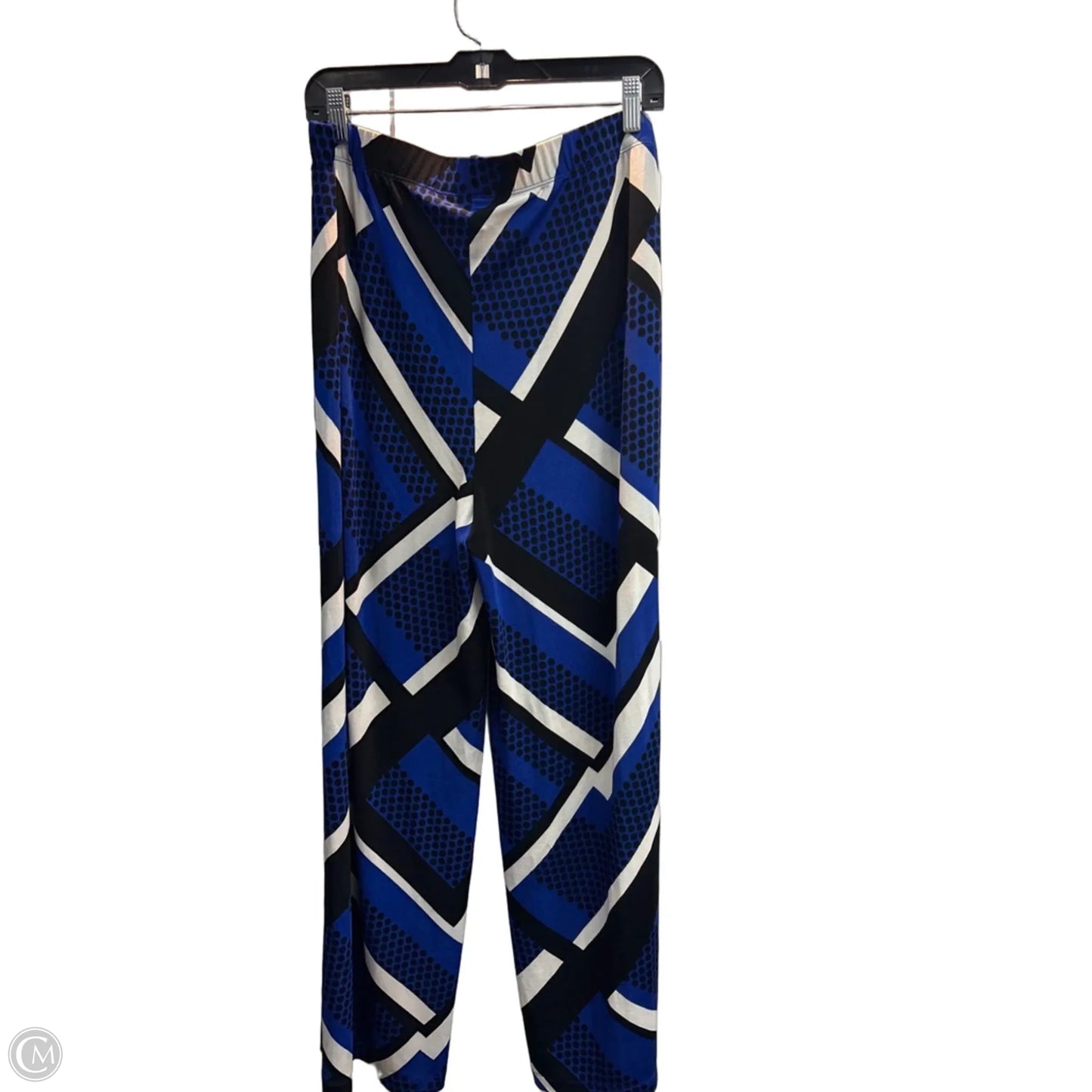 Pants Lounge By Chicos In Blue & Cream, Size: L