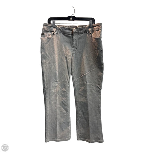 Jeans Boot Cut By Chicos In Grey, Size: Xlp