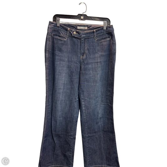 Jeans Wide Leg By Chicos In Blue Denim, Size: M