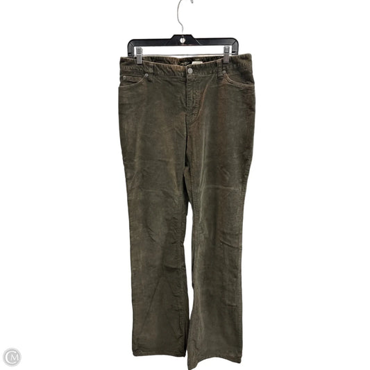 Pants Corduroy By Eddie Bauer In Green, Size: 12