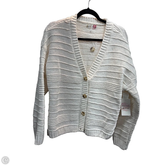 Sweater By Clothes Mentor In White, Size: L