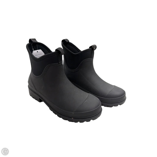 Boots Rain By Time And Tru In Black, Size: 9
