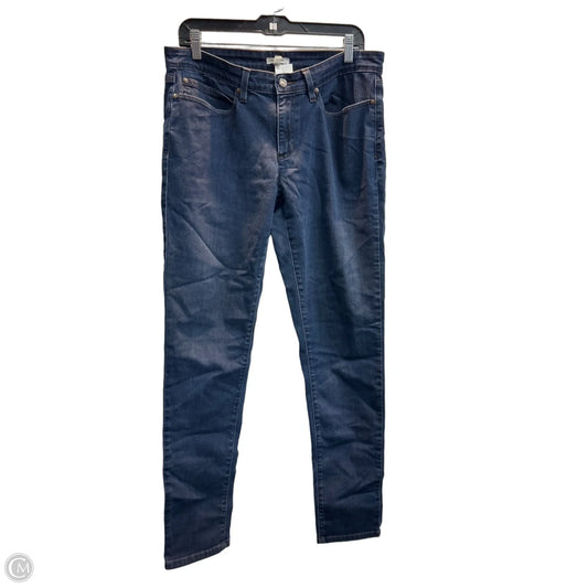 Jeans Skinny By Eileen Fisher In Blue Denim, Size: 12