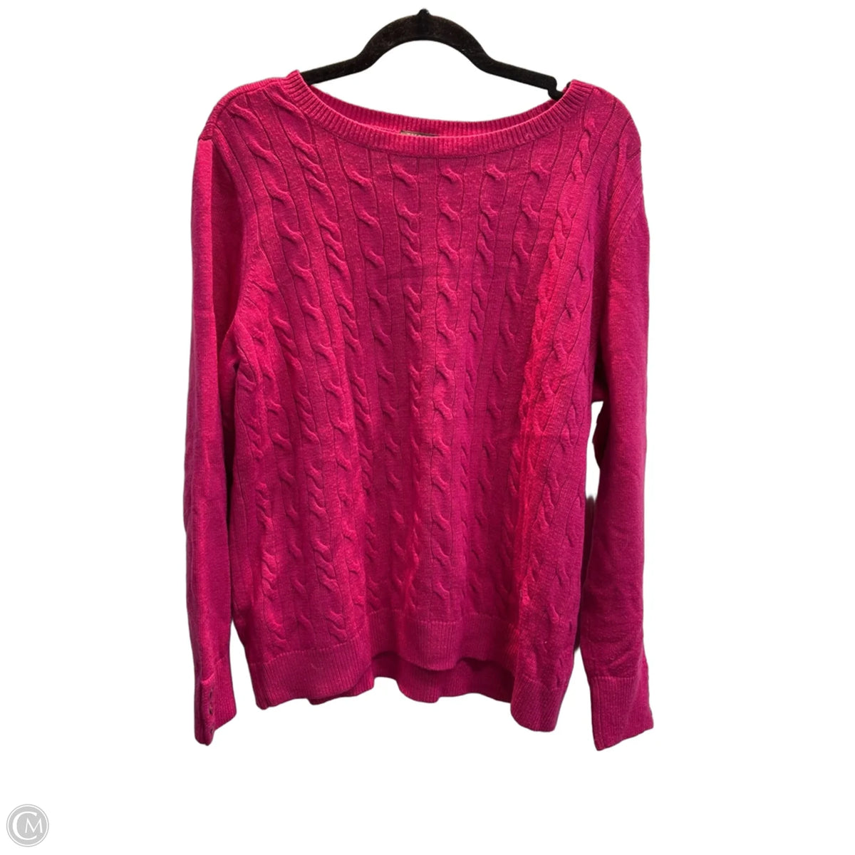 Sweater By Talbots In Pink, Size: 2x