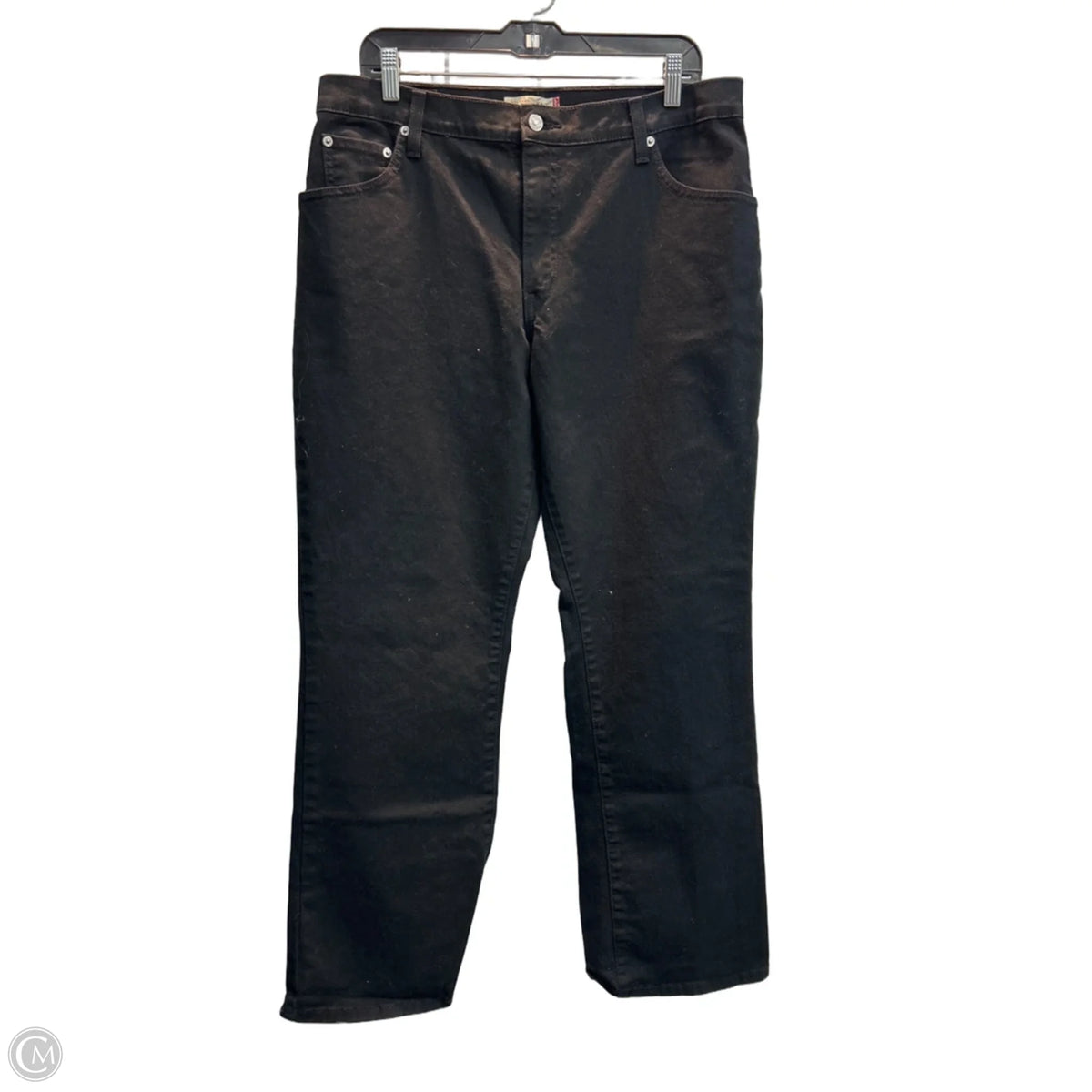 Jeans Boot Cut By Levis In Black, Size: 16