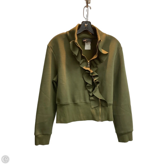 Sweatshirt Crewneck By Gracia In Green, Size: L