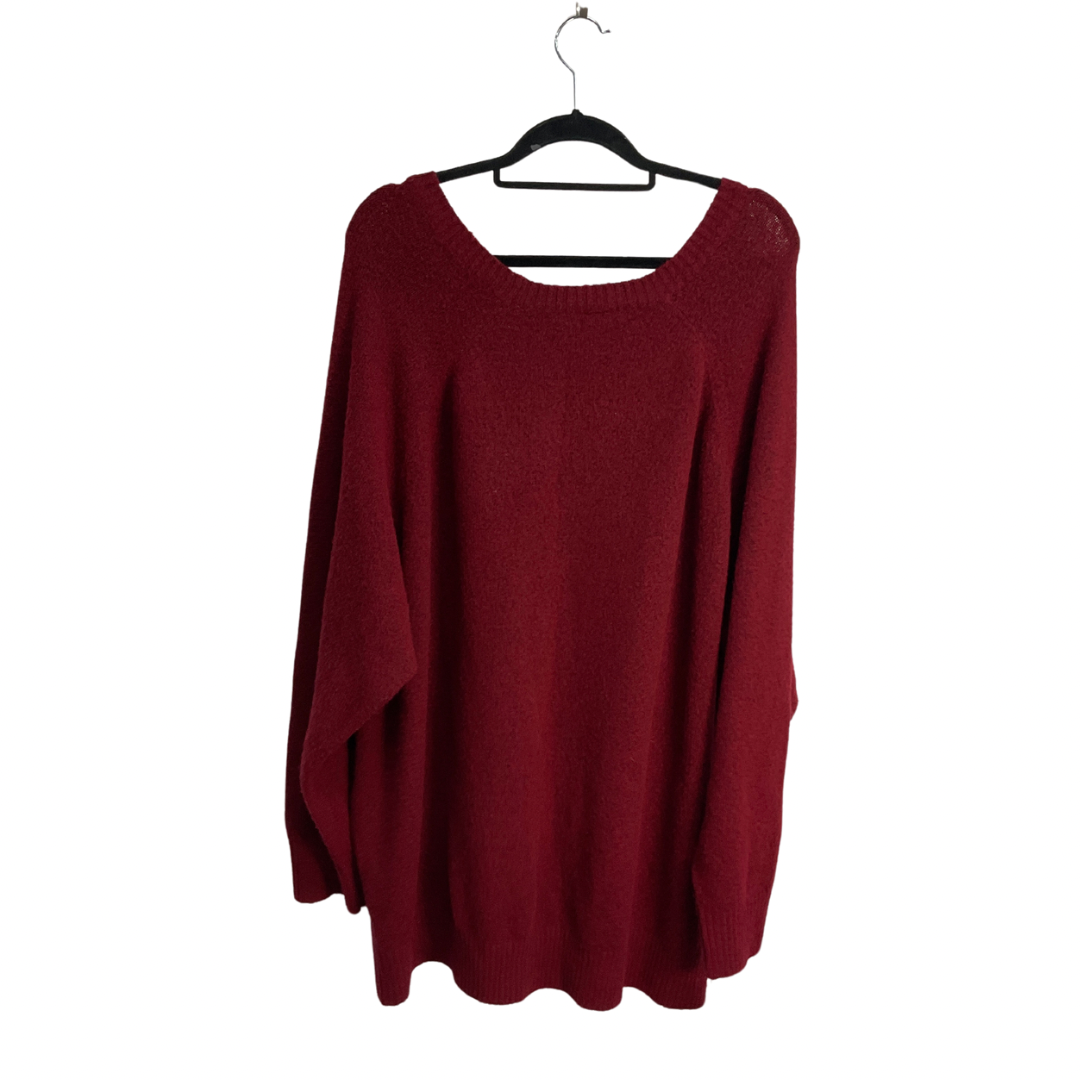 Sweatshirt Crewneck By Torrid In Red, Size: 6