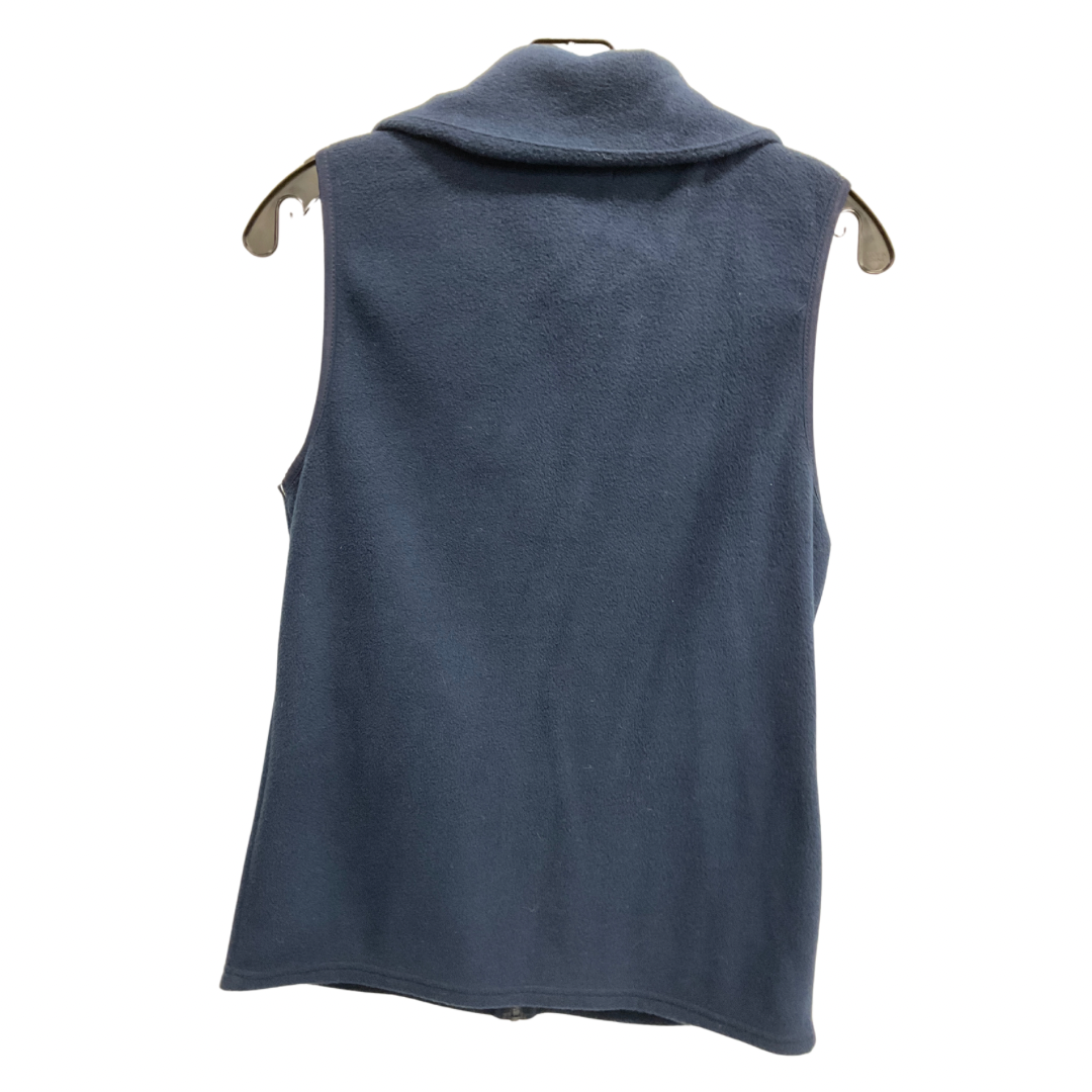 Vest Fleece By Chaps In Navy, Size: S