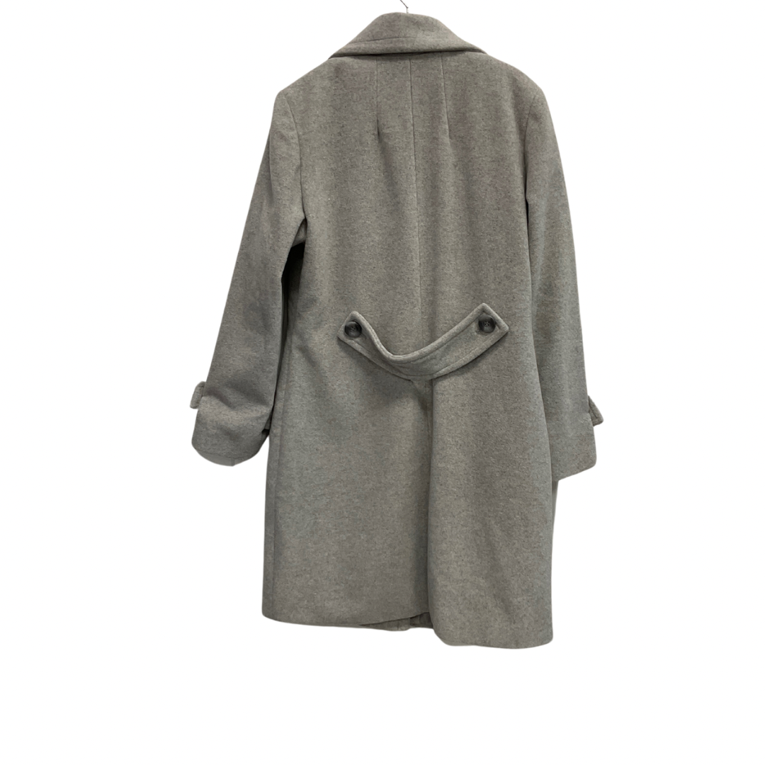 Coat Peacoat By Chadwicks In Grey, Size: 12