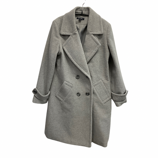 Coat Peacoat By Chadwicks In Grey, Size: 12