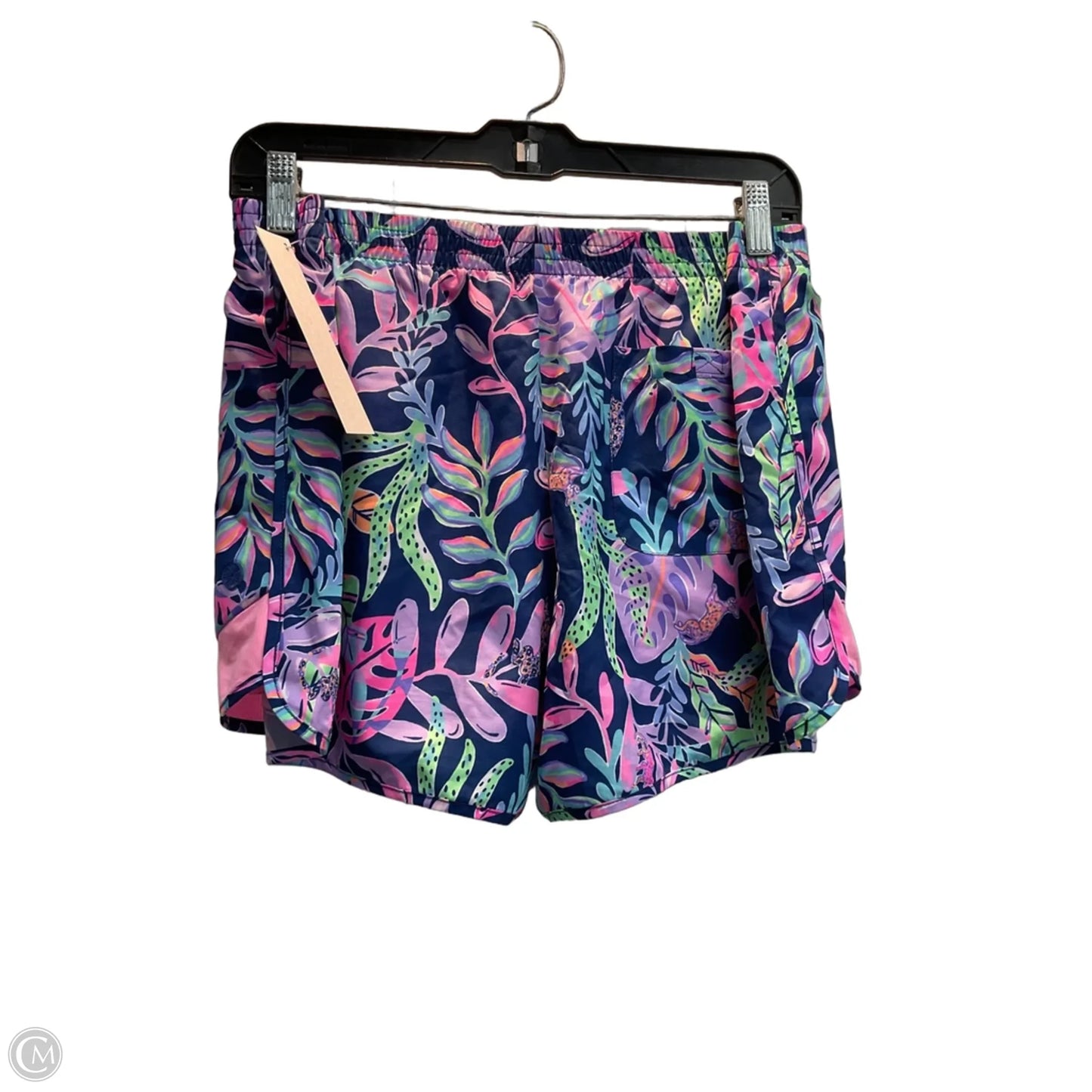 Athletic Shorts By Lilly Pulitzer In Tropical Print, Size: Xl