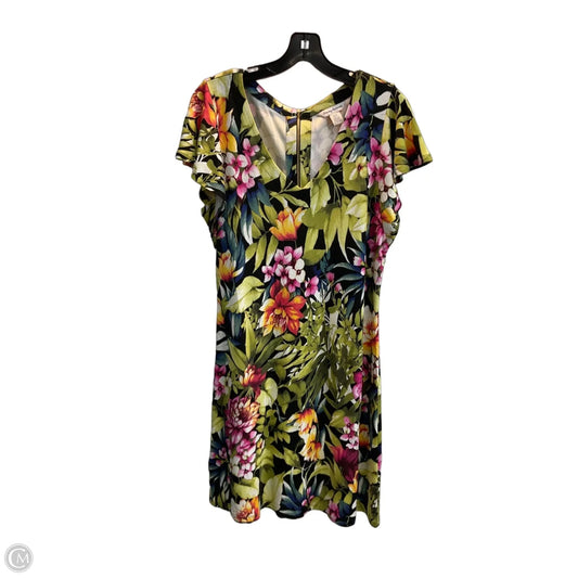 Dress Casual Midi By Tommy Bahama In Tropical Print, Size: S