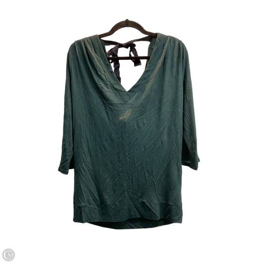 Top 3/4 Sleeve By Anthropologie In Green, Size: M