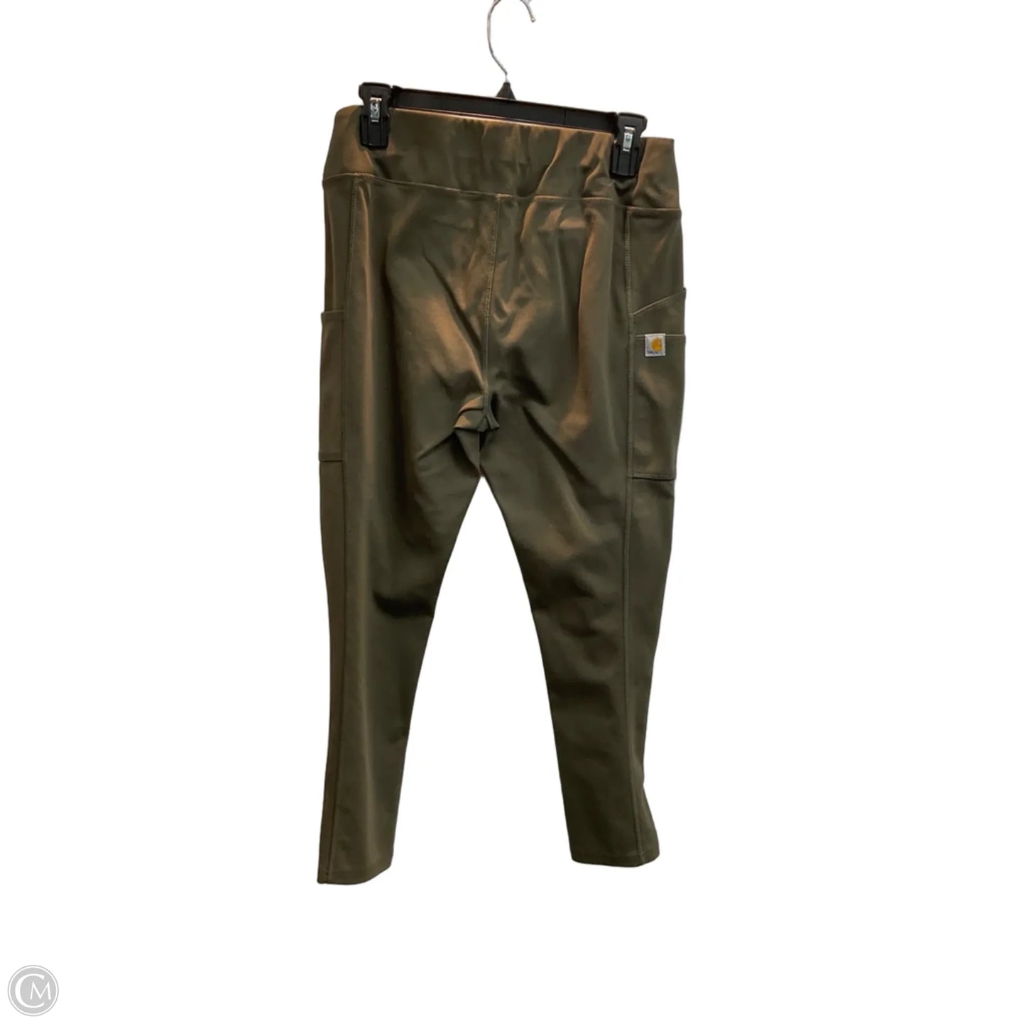 Pants Leggings By Carhartt In Green, Size: M
