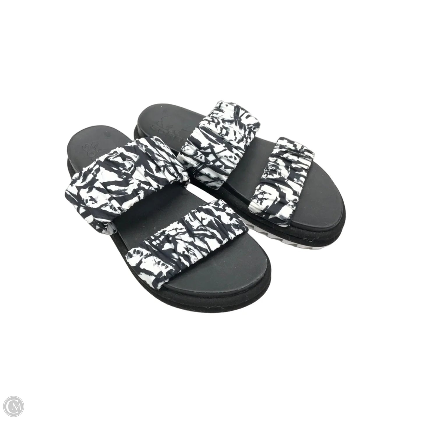 Sandals Flats By Sorel In Animal Print, Size: 6.5