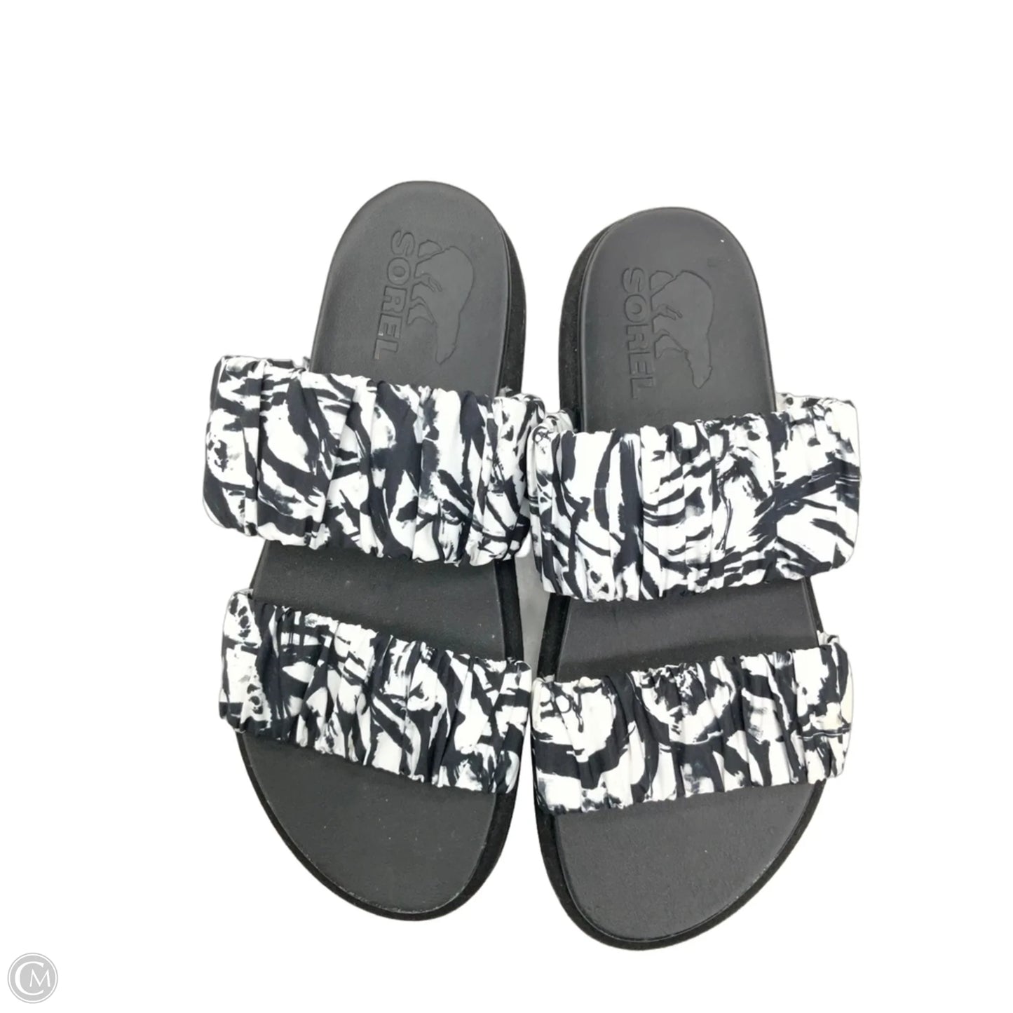 Sandals Flats By Sorel In Animal Print, Size: 6.5