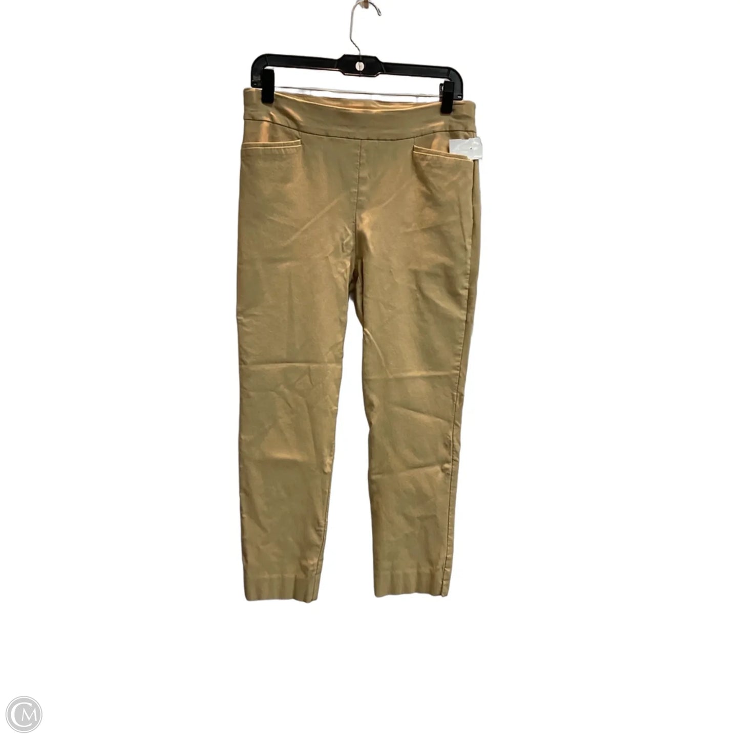 Pants Cropped By Chicos In Beige, Size: M
