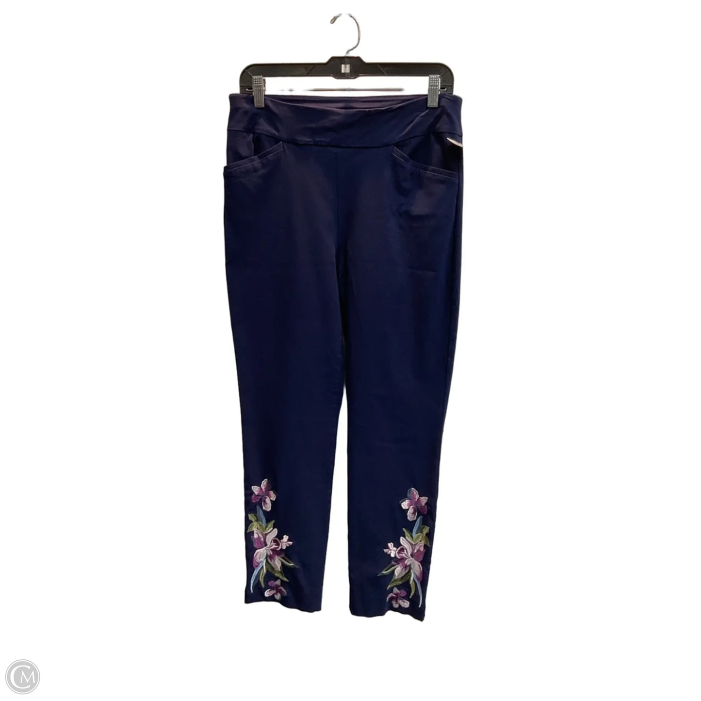 Pants Cropped By Chicos In Navy, Size: M
