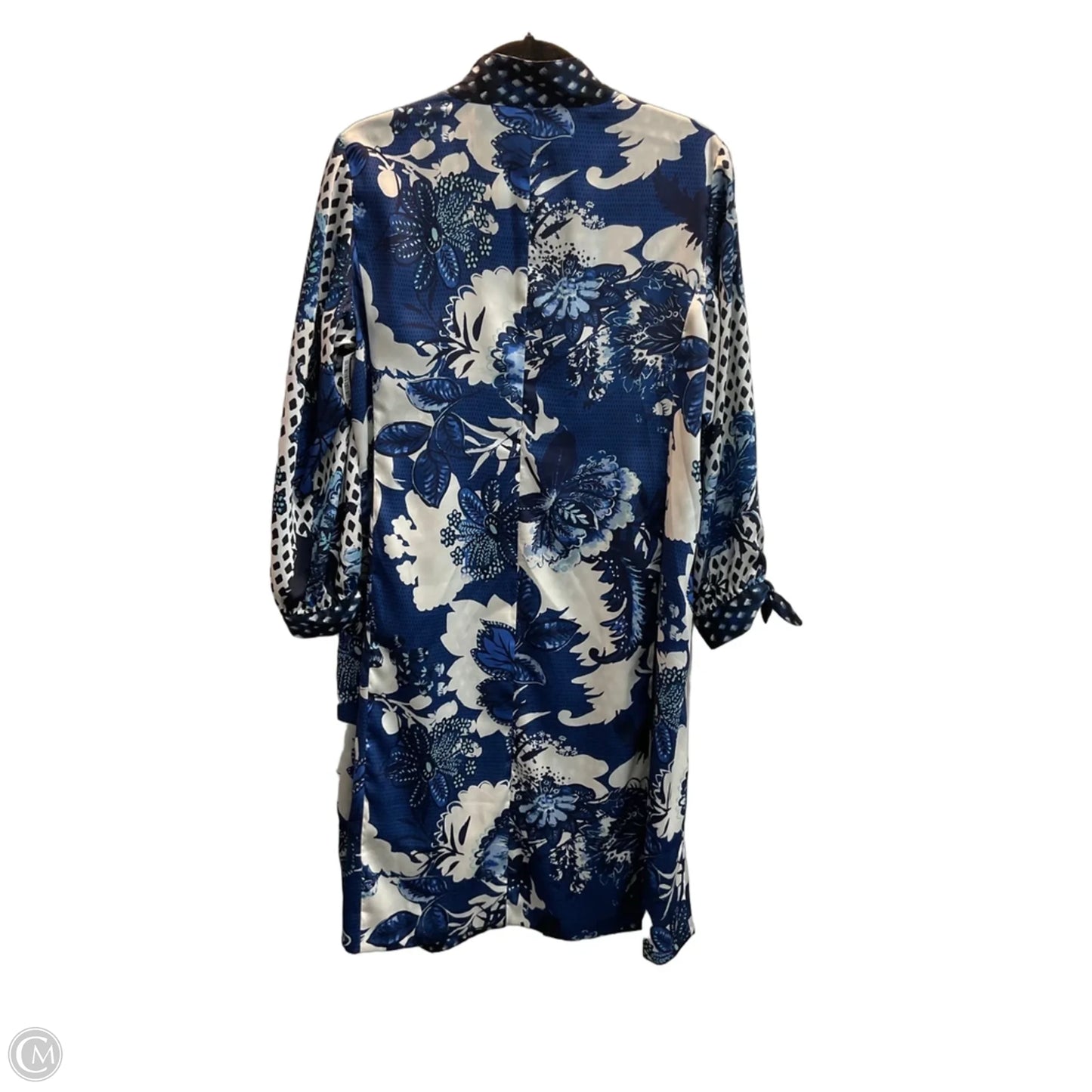 Tunic 3/4 Sleeve By Chicos In Navy, Size: S