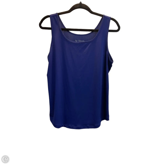 Tank Top By Chicos In Blue, Size: M