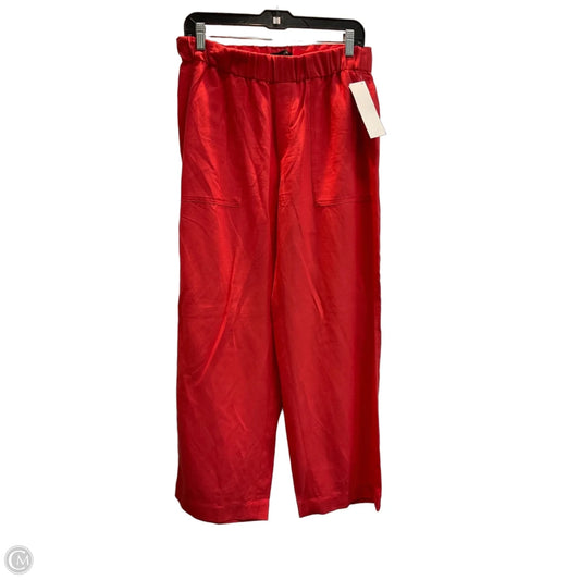 Pants Linen By Banana Republic In Red, Size: M