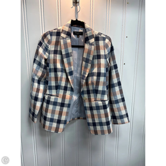 Blazer By Talbots In Plaid Pattern, Size: 2p