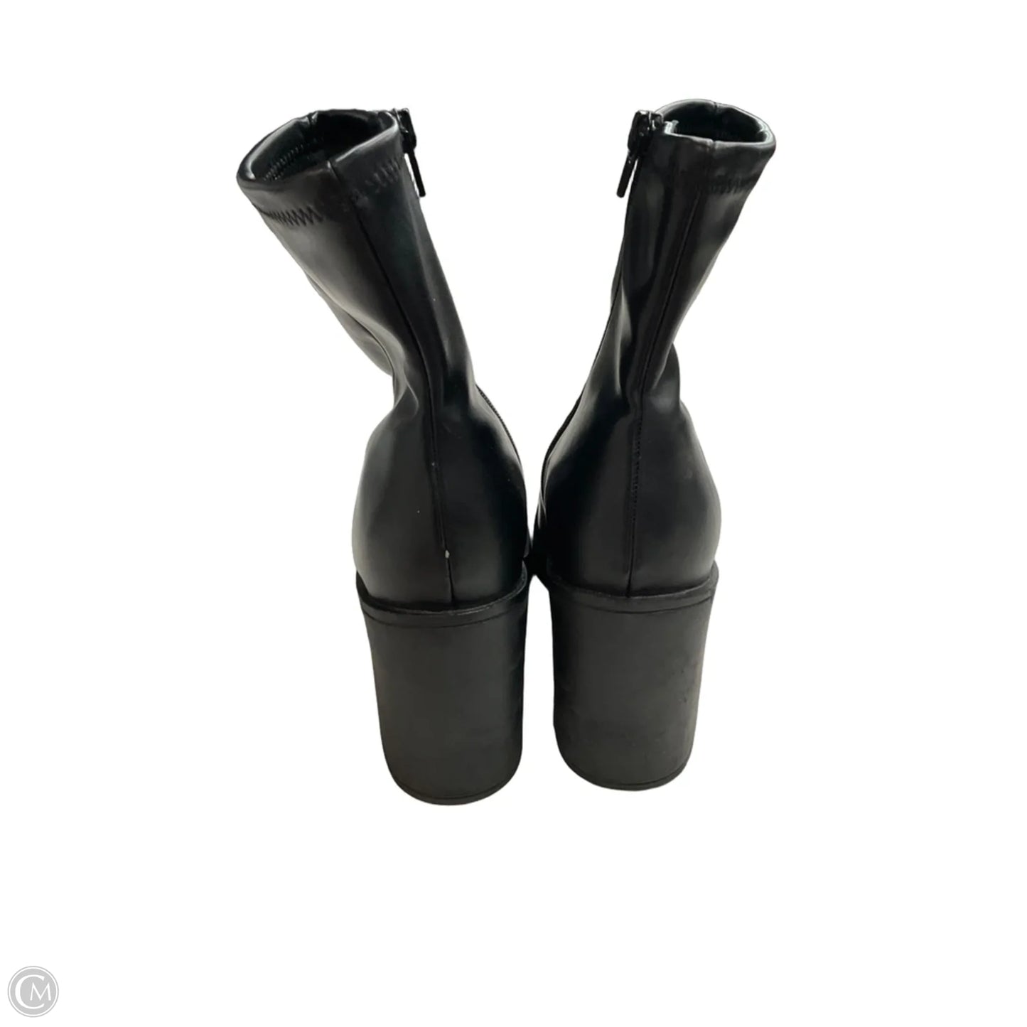 Boots Ankle Heels By Madden Girl In Black, Size: 9.5