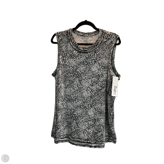 Athletic Tank Top By Athleta In Black & Cream, Size: L