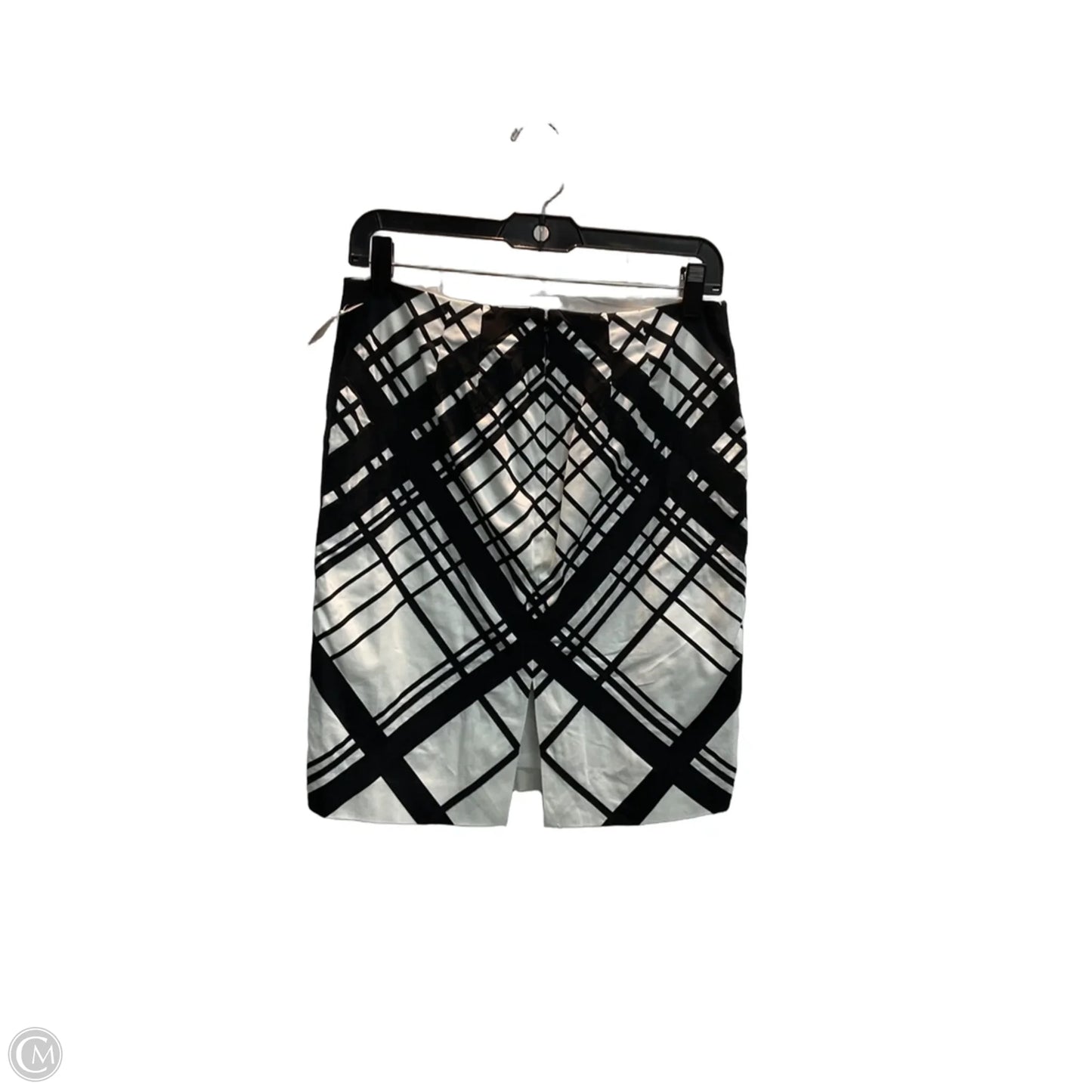 Skirt Midi By White House Black Market In Black & Cream, Size: 4