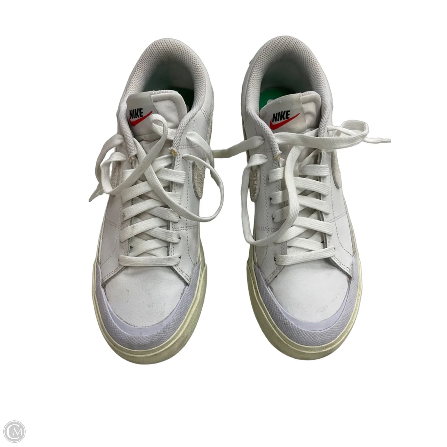 Shoes Athletic By Nike In White, Size: 8