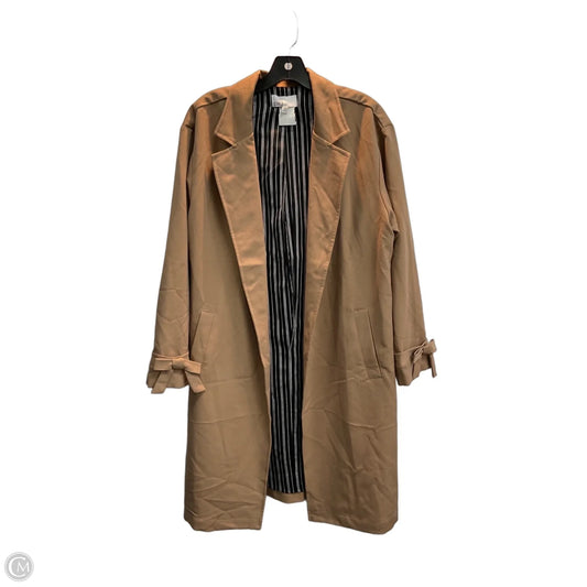 Coat Trench Coat By Dr2 In Tan, Size: M