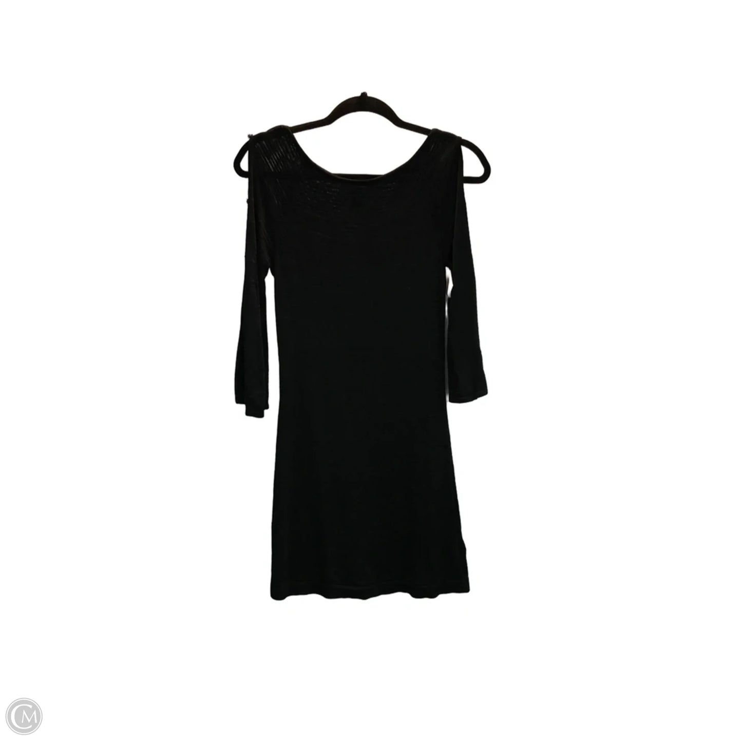 Dress Casual Midi By White House Black Market In Black, Size: Xs