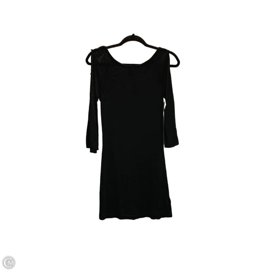 Dress Casual Midi By White House Black Market In Black, Size: Xs