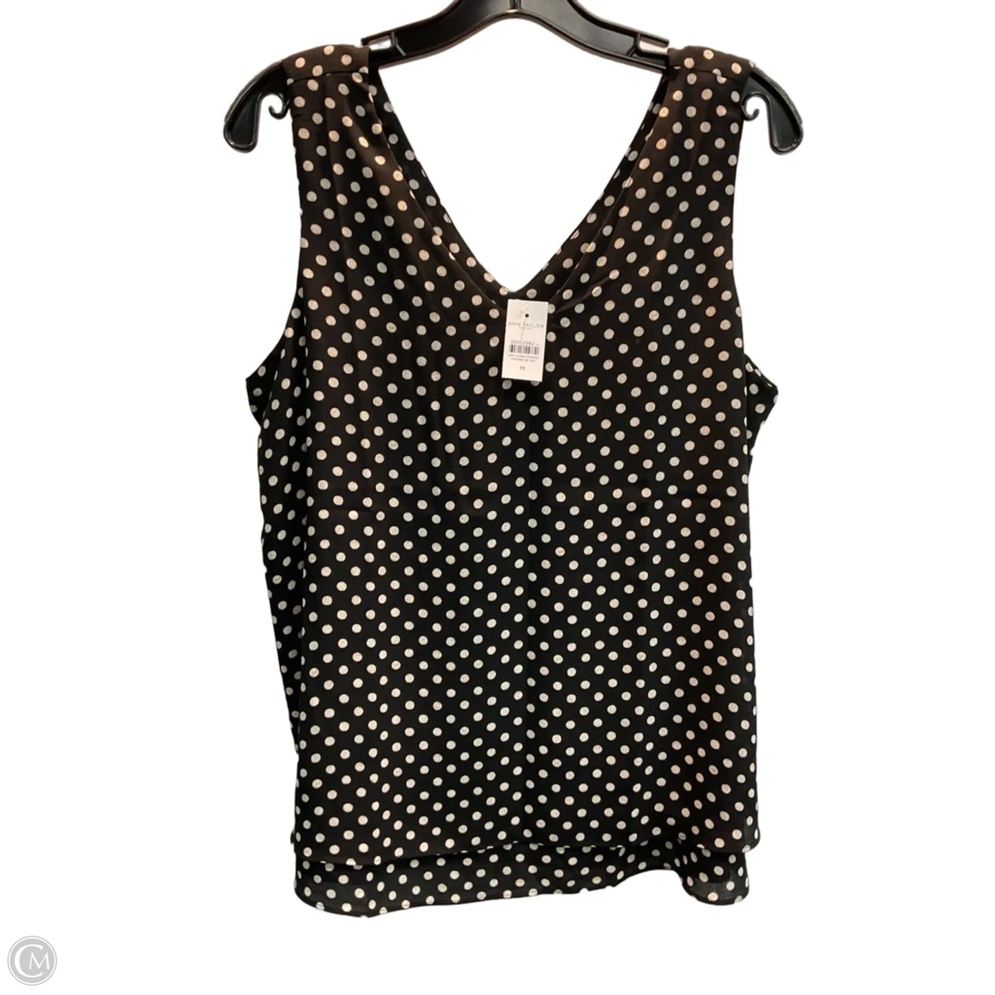 Tank Top By Ann Taylor In Polkadot Pattern, Size: M