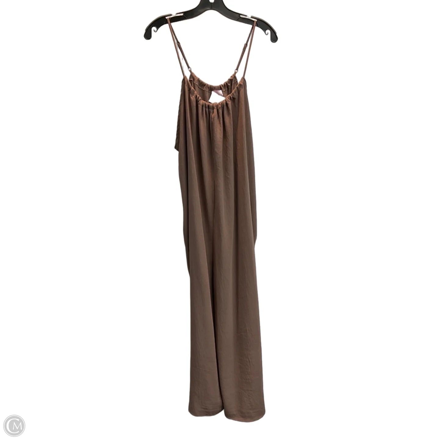 Jumpsuit By Pink Lily In Taupe, Size: 2x
