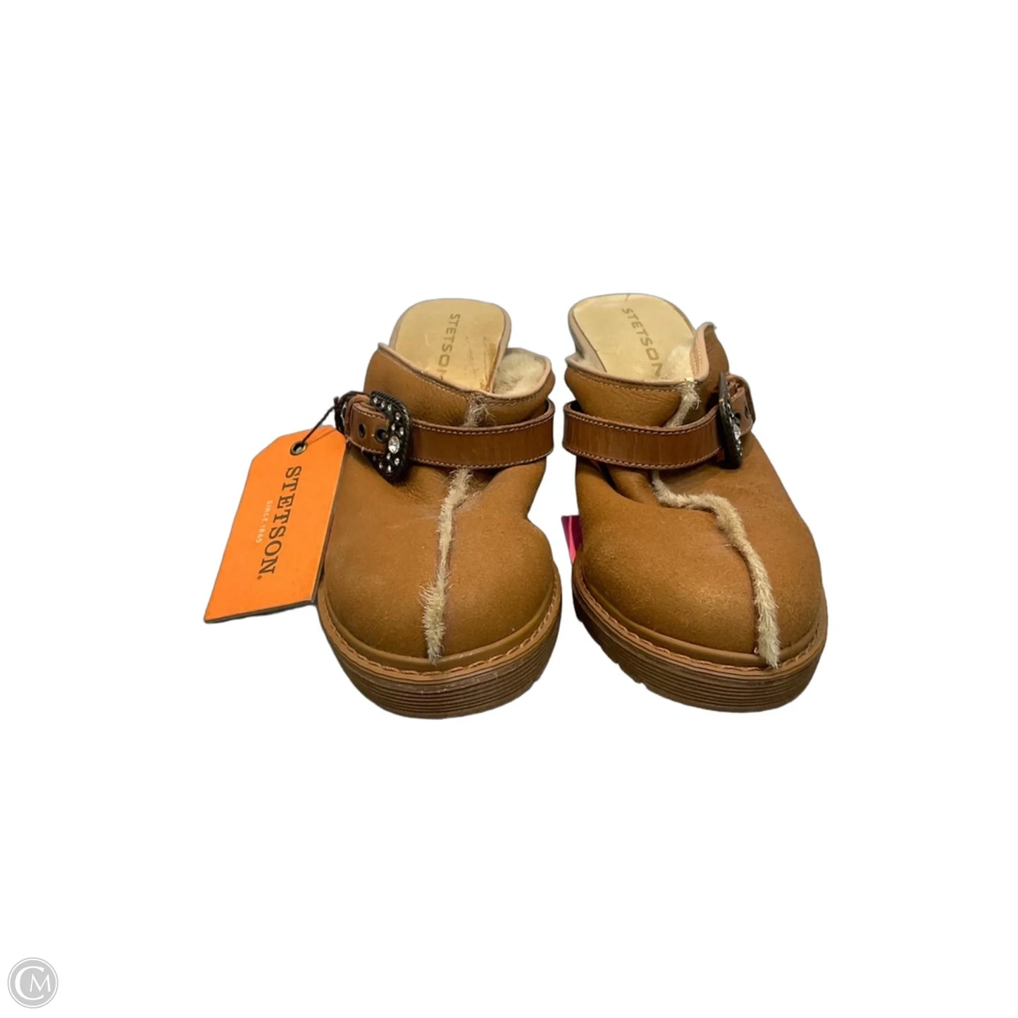 Shoes Heels Block By Clothes Mentor In Tan, Size: 7