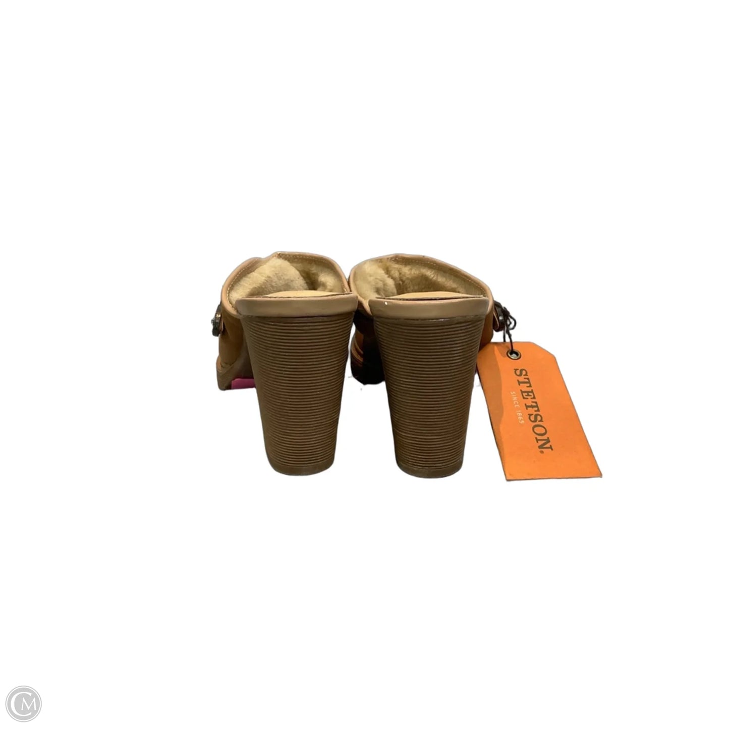 Shoes Heels Block By Clothes Mentor In Tan, Size: 7