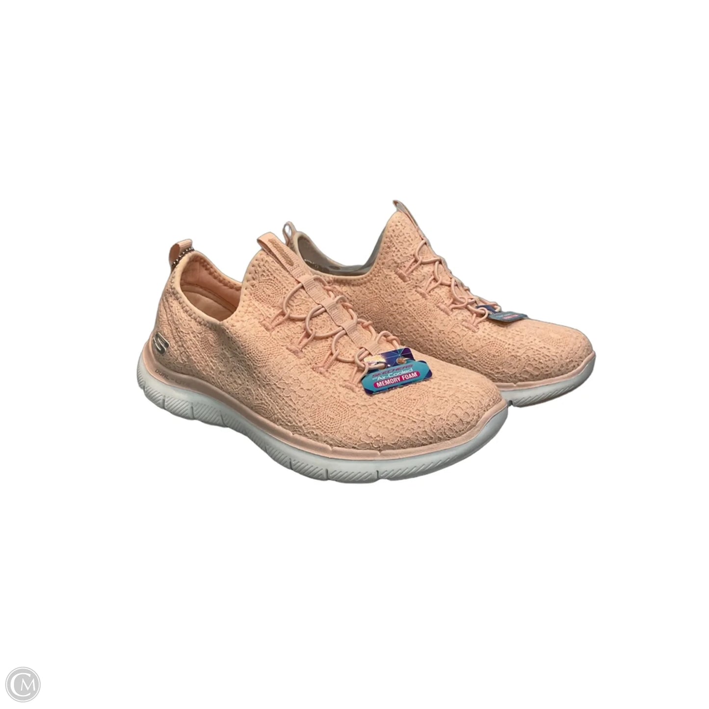Shoes Athletic By Skechers In Peach, Size: 6.5