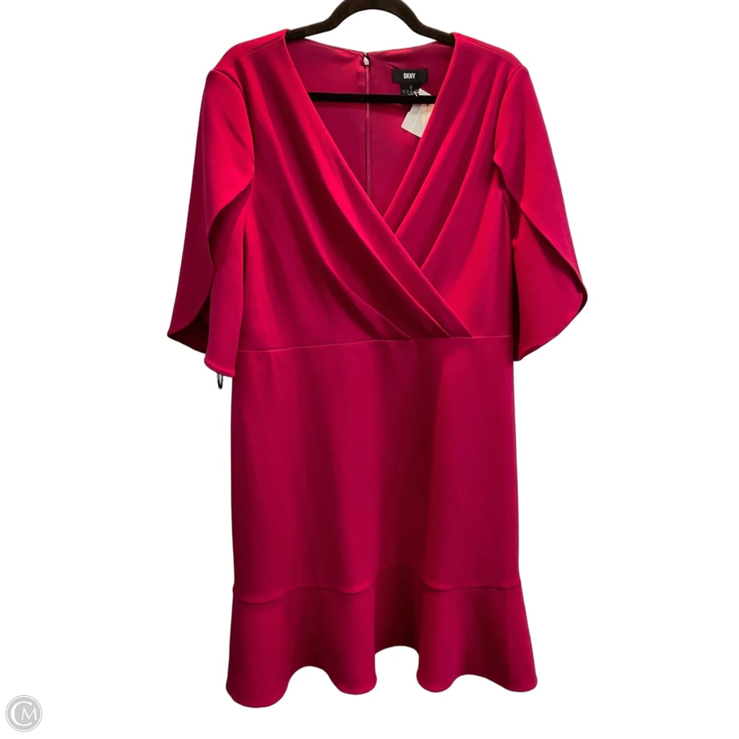 Dress Casual Midi By Dkny In Pink, Size: 16