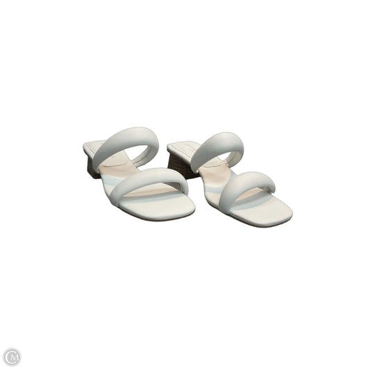 Sandals Heels Block By Chinese Laundry In White, Size: 7.5