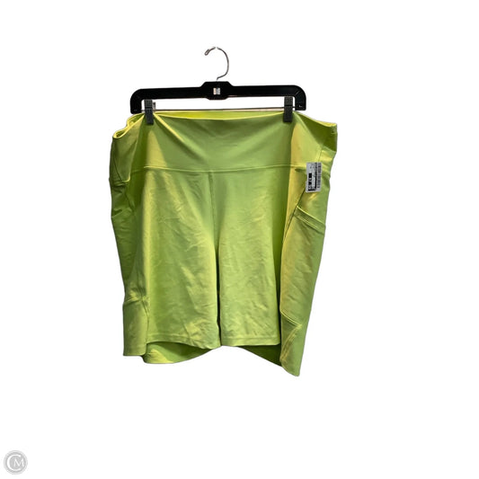 Athletic Shorts By Old Navy In Yellow, Size: 3x