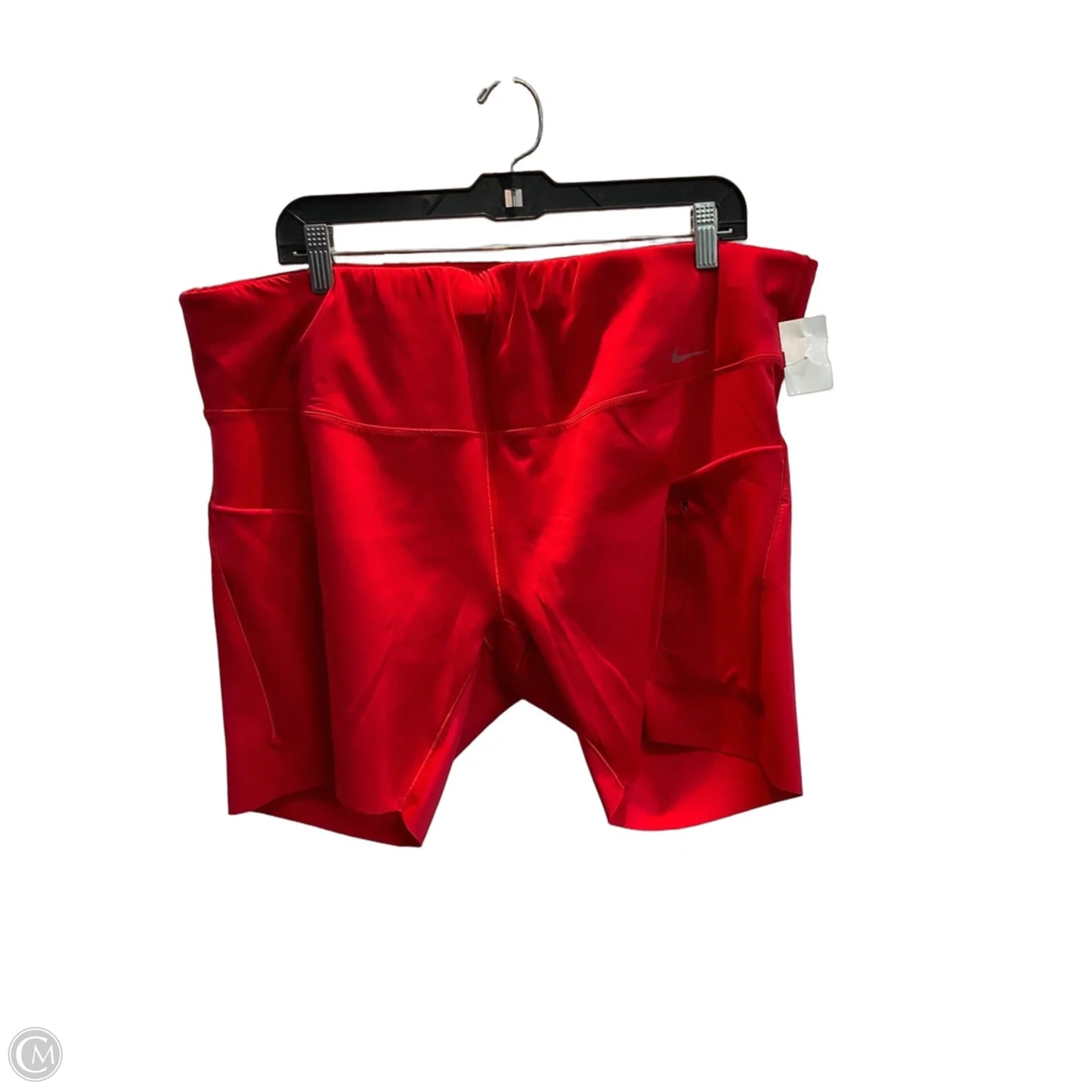Athletic Shorts By Nike In Red, Size: 3x